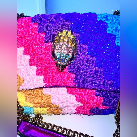 🌟New Kurt Geiger Medium Crochet Kensington Crossbody - Picture 3 of 10